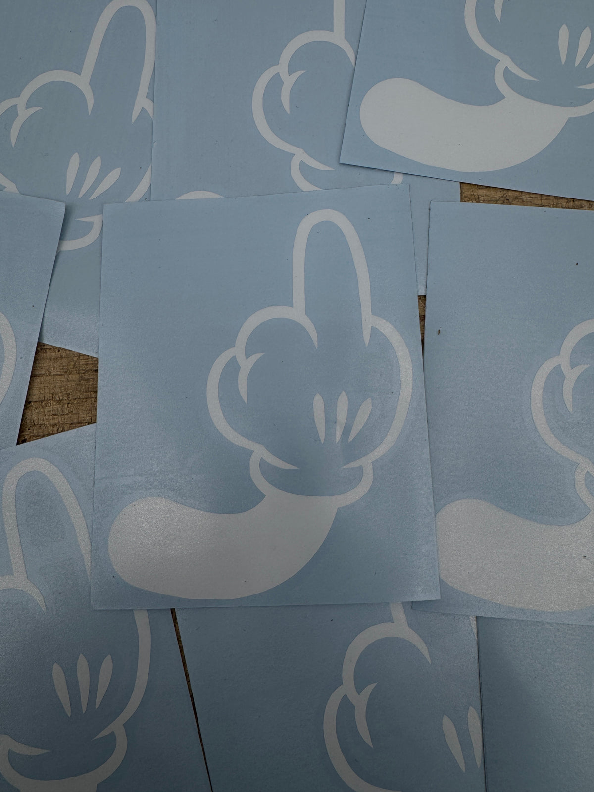 Mickey F Toy Decal