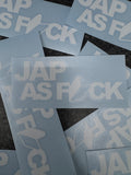 Jap As Fuck Decal